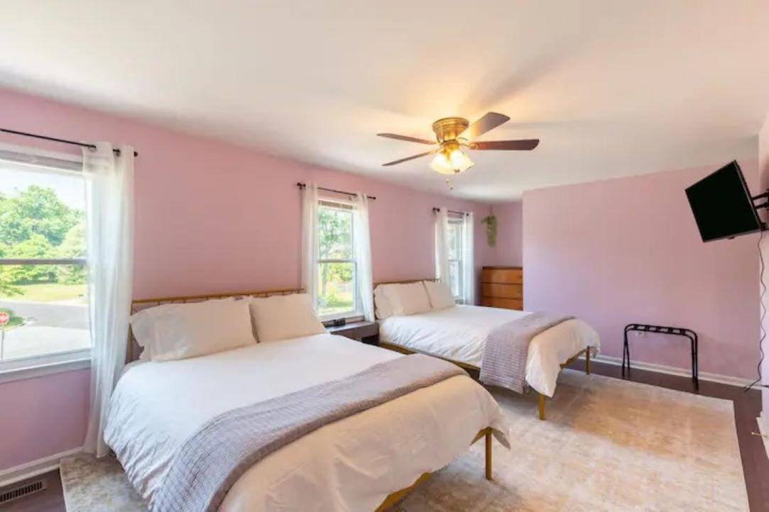 Lrge 5 Bedroom 9 Beds Near Dc-Pool, Hot Tub, Gym, Game Rm, Fire Pit Bowie Esterno foto